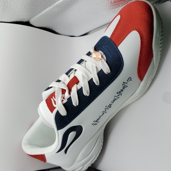 Fast Sneaks NIB Red White and Blue Men's Sneakers Size 11 - Picture 4 of 10